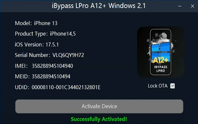 iBypass lpro Tools XR & 15 PRO MAX Without Network